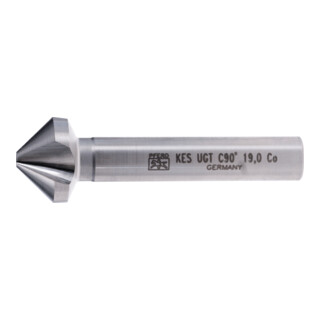 PFERD TOOLS HSSE Co5 Kegel-und Entgratsenker 90° Ø 19 mm Schaft-Ø 10 mm DIN 335 C mit Ungleichteilung