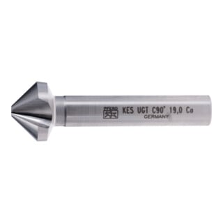 PFERD TOOLS HSSE Co5 Kegel-und Entgratsenker 90° Ø 19 mm Schaft-Ø 10 mm DIN 335 C mit Ungleichteilung