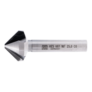 PFERD TOOLS HSSE Co5 Kegel-und Entgratsenker 90° Ø 25 mm Schaft-Ø 10 mm DIN 335 C mit Ungleichteilung