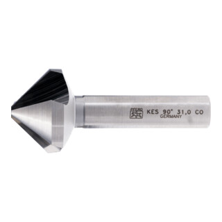 PFERD TOOLS HSSE Co5 Kegel-und Entgratsenker 90° Ø 31 mm Schaft-Ø 12 mm DIN 335 C 3-Flächenschaft