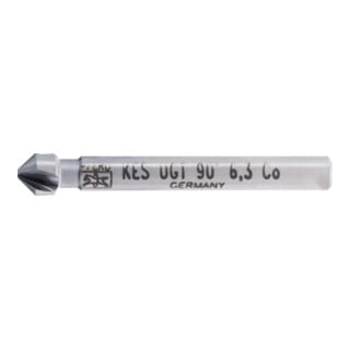 PFERD TOOLS HSSE Co5 Kegel-und Entgratsenker 90° Ø 6,3 mm Schaft-Ø 5 mm DIN 335 C mit Ungleichteilung