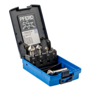 PFERD TOOLS HSSE-Kegelsenker-Set 5-tlg. DIN 335 C 90° Ausführung Co5