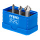 PFERD TOOLS HSSE-Kegelsenker-Set UGT 3-tlg. DIN 335 C 90° Ausführung Co5 mit Ungleichteilung-1