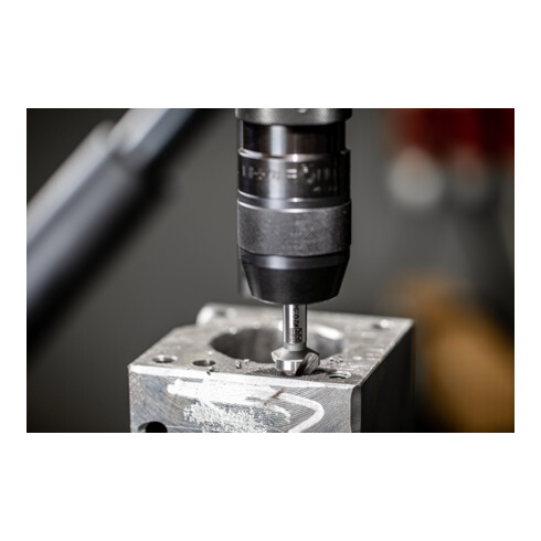 PFERD TOOLS HSSE-Kegelsenker-Set UGT 5-tlg. DIN 335 C 90° Ausführung Co5 mit Ungleichteilung