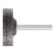 PFERD TOOLS INOX Schleifstift Zylinder Ø 40x10 mm Schaft-Ø 6 mm A30 für Edelstahl