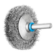 PFERD TOOLS INOX-TOTAL Kegelbürste ungezopft KBUIT Ø50x10mm Schaft-Ø6 mm Edelstahl-Draht-Ø0,20