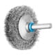 PFERD TOOLS INOX-TOTAL Kegelbürste ungezopft KBUIT Ø50x10mm Schaft-Ø6 mm Edelstahl-Draht-Ø0,20