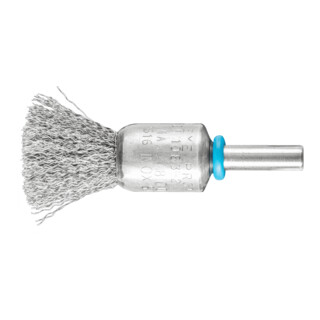 PFERD TOOLS INOX-TOTAL Pinselbürste ungezopft PBUIT Ø15 mm Schaft-Ø6 mm Edelstahl-Draht-Ø0,20