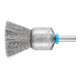 PFERD TOOLS INOX-TOTAL Pinselbürste ungezopft PBUIT Ø20mm Schaft-Ø6 mm Edelstahl-Draht-Ø0,15-1