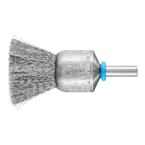 PFERD TOOLS INOX-TOTAL Pinselbürste ungezopft PBUIT Ø20mm Schaft-Ø6 mm Edelstahl-Draht-Ø0,15