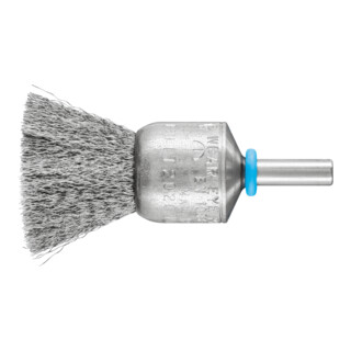 PFERD TOOLS INOX-TOTAL Pinselbürste ungezopft PBUIT Ø20mm Schaft-Ø6 mm Edelstahl-Draht-Ø0,15