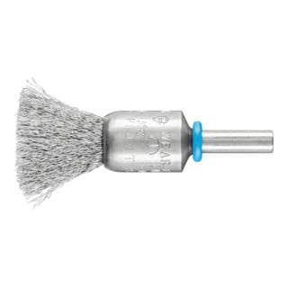 PFERD TOOLS INOX-TOTAL Pinselbürste ungezopft PBUIT Ø15 mm Schaft-Ø6 mm Edelstahl-Draht-Ø0,15