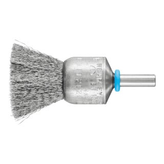 PFERD TOOLS INOX-TOTAL Pinselbürste ungezopft PBUIT Ø20mm Schaft-Ø6 mm Edelstahl-Draht-Ø0,15