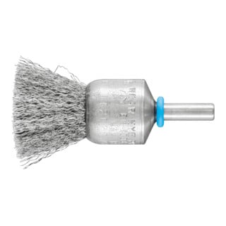 PFERD TOOLS INOX-TOTAL Pinselbürste ungezopft PBUIT Ø20mm Schaft-Ø6 mm Edelstahl-Draht-Ø0,20