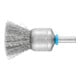 PFERD TOOLS INOX-TOTAL Pinselbürste ungezopft PBUIT Ø20mm Schaft-Ø6 mm Edelstahl-Draht-Ø0,20