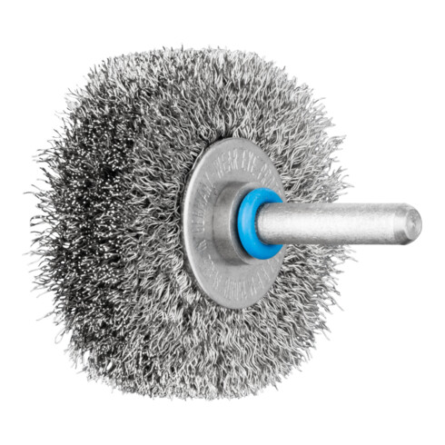 PFERD TOOLS INOX-TOTAL Rundbürste ungezopft RBUIT Ø50x15 mm Schaft-Ø6 mm Edelstahl-Draht-Ø0,20