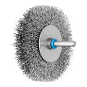 PFERD TOOLS INOX-TOTAL Rundbürste ungezopft RBUIT Ø80x15 mm Schaft-Ø6 mm Edelstahl-Draht-Ø0,30
