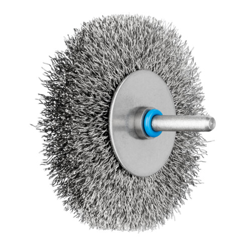 PFERD TOOLS INOX-TOTAL Rundbürste ungezopft RBUIT Ø80x15 mm Schaft-Ø6 mm Edelstahl-Draht-Ø0,30