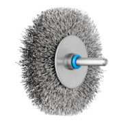 PFERD TOOLS INOX-TOTAL Rundbürste ungezopft RBUIT Ø80x15 mm Schaft-Ø6 mm Edelstahl-Draht-Ø0,30