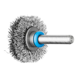 PFERD TOOLS INOX-TOTAL Rundbürste ungezopft RBUIT Ø30x6 mm Schaft-Ø6 mm Edelstahl-Draht-Ø0,20