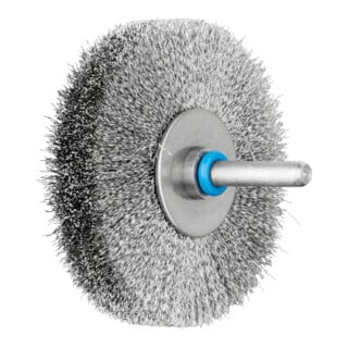 PFERD TOOLS INOX-TOTAL Rundbürste ungezopft RBUIT Ø70x15 mm Schaft-Ø6 mm Edelstahl-Draht-Ø0,15