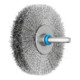 PFERD TOOLS INOX-TOTAL Rundbürste ungezopft RBUIT Ø70x15 mm Schaft-Ø6 mm Edelstahl-Draht-Ø0,15
