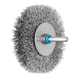 PFERD TOOLS INOX-TOTAL Rundbürste ungezopft RBUIT Ø80x15 mm Schaft-Ø6 mm Edelstahl-Draht-Ø0,30