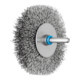 PFERD TOOLS INOX-TOTAL Rundbürste ungezopft RBUIT Ø80x15 mm Schaft-Ø6 mm Edelstahl-Draht-Ø0,30