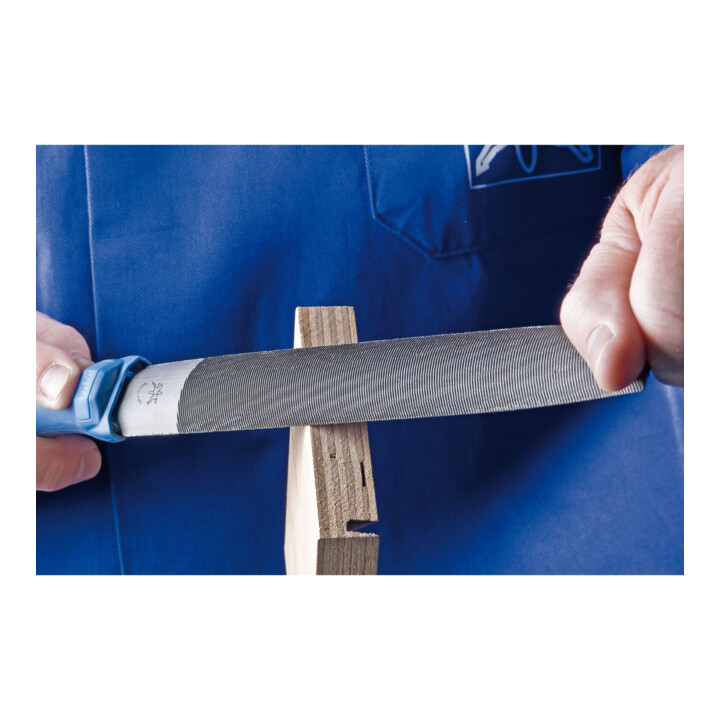 PFERD TOOLS Kabinettfeile für Holz Halbrund-Spitz 250mm Hieb 1 für grobe Zerspanung, Schruppen