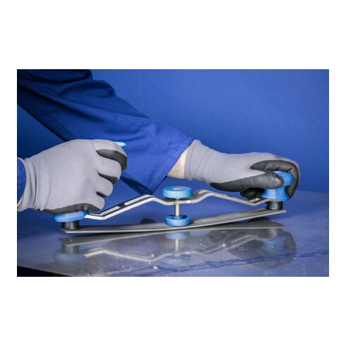 PFERD TOOLS Karosseriefeilen-Halter Typ KFH für Feilblatt 350mm ergonomisch und stufenlos justierbar