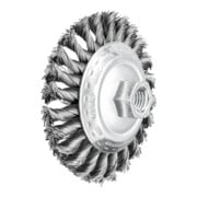 PFERD Kegelbürste mit Gewinde, gezopft POS KBG 10013/M14 INOX