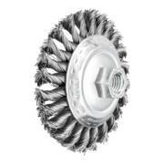 PFERD TOOLS Kegelbürste gezopft KBG Ø 100x13 mm M14 Stahl-Draht-Ø 0,50mm Winkelschleifer