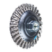 PFERD Kegelbürste mit Gewinde, gezopft POS