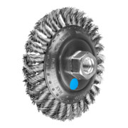 PFERD TOOLS Kegelbürste gezopft KBG Ø 125x15 mm M14 Edelstahl-Draht-Ø 0,50mm Winkelschleifer