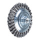 PFERD TOOLS Kegelbürste gezopft KBG Ø 125x15 mm M14 Stahl-Draht-Ø 0,50mm Winkelschleifer