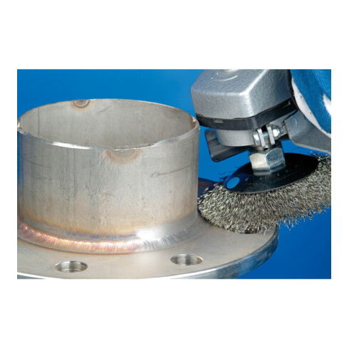 PFERD TOOLS Kegelbürste ungezopft KBU Ø 125x10mm M14 Edelstahl-Draht-Ø 0,35 mm Winkelschleifer