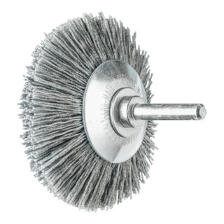 PFERD TOOLS Kegelbürste ungezopft KBU Ø 70x10mm Schaft-Ø 6 mm SiC-Filament-Ø 0,55 mm Korn 120