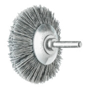 PFERD TOOLS Kegelbürste ungezopft KBU Ø 70x10mm Schaft-Ø 6 mm SiC-Filament-Ø 0,55 mm Korn 120