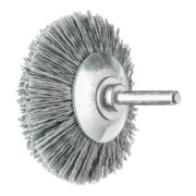 PFERD TOOLS Kegelbürste ungezopft KBU Ø 70x10mm Schaft-Ø 6 mm SiC-Filament-Ø 0,55 mm Korn 120