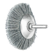 PFERD TOOLS Kegelbürste ungezopft KBU Ø 80x10mm Schaft-Ø 6 mm SiC-Filament-Ø 0,55 mm Korn 120