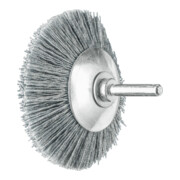 PFERD TOOLS Kegelbürste ungezopft KBU Ø 80x10mm Schaft-Ø 6 mm SiC-Filament-Ø 0,55 mm Korn 120