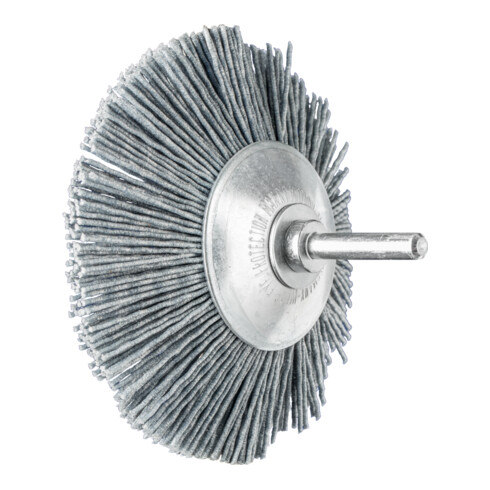 PFERD TOOLS Kegelbürste ungezopft KBU Ø 95x10mm Schaft-Ø 6 mm SiC-Filament-Ø 1,10mm Korn 120