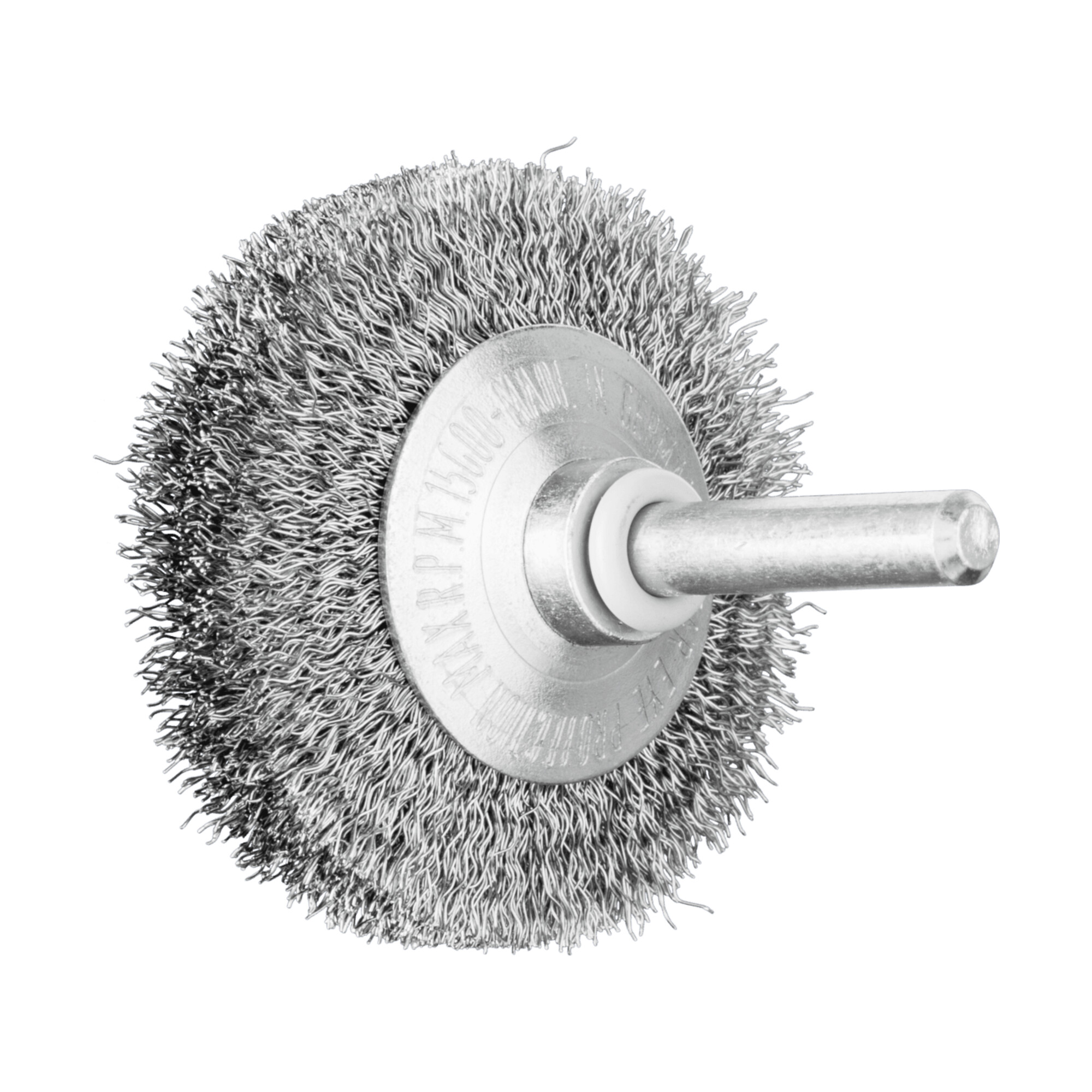 PFERD TOOLS Kegelbürste ungezopft KBU Ø50x10mm Schaft-Ø6 mm Stahl-Draht-Ø0,20