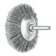 PFERD TOOLS Kegelbürste ungezopft KBU Ø 70x10mm Schaft-Ø 6 mm SiC-Filament-Ø 0,55 mm Korn 120