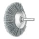 PFERD TOOLS Kegelbürste ungezopft KBU Ø 80x10mm Schaft-Ø 6 mm SiC-Filament-Ø 0,55 mm Korn 120