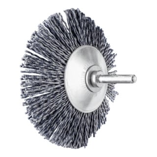 PFERD TOOLS Kegelbürste ungezopft KBU Ø 95x10mm Schaft-Ø 6 mm Keramik-Filament-Ø 1,10mm Korn 120