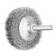 PFERD TOOLS Kegelbürste ungezopft KBU Ø50x10mm Schaft-Ø6 mm Stahl-Draht-Ø0,20