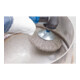 PFERD TOOLS Kegelbürste ungezopft KBU Ø70x10mm Schaft-Ø6 mm Edelstahl-Draht-Ø0,15