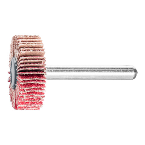 PFERD TOOLS Keramikkorn Fächerschleifer F Ø 30x10mm Schaft-Ø 6 mm CO-COOL80 hoher Abtrag auf Edelstahl