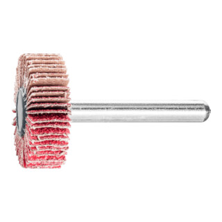 PFERD TOOLS Keramikkorn Fächerschleifer F Ø 30x10mm Schaft-Ø 6 mm CO-COOL80 hoher Abtrag auf Edelstahl